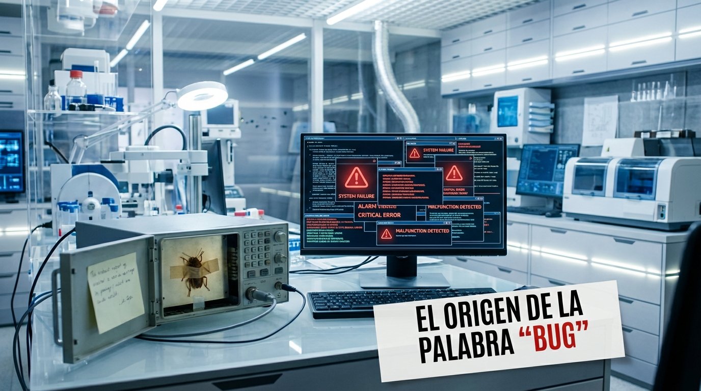 Página del libro de registro de 1947 que muestra la polilla real encontrada en el Mark II, con la anotación 'First actual case of bug being found'